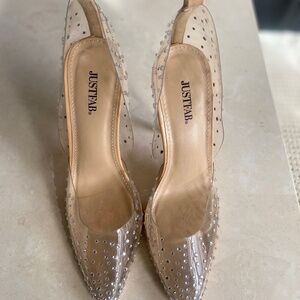 JustFab Studded stiletto Heels